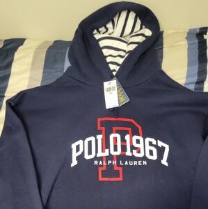 Polo Ralph Lauren 1967 Hoodie Men's Big & Tall Size 4XLT- Blue Retails $148 NWT